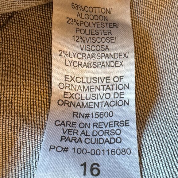 NWT DEMOCRACY Charcoal ABsolution Itty Bitty Boot Stretch Jean in Women's 16 - Picture 11 of 11